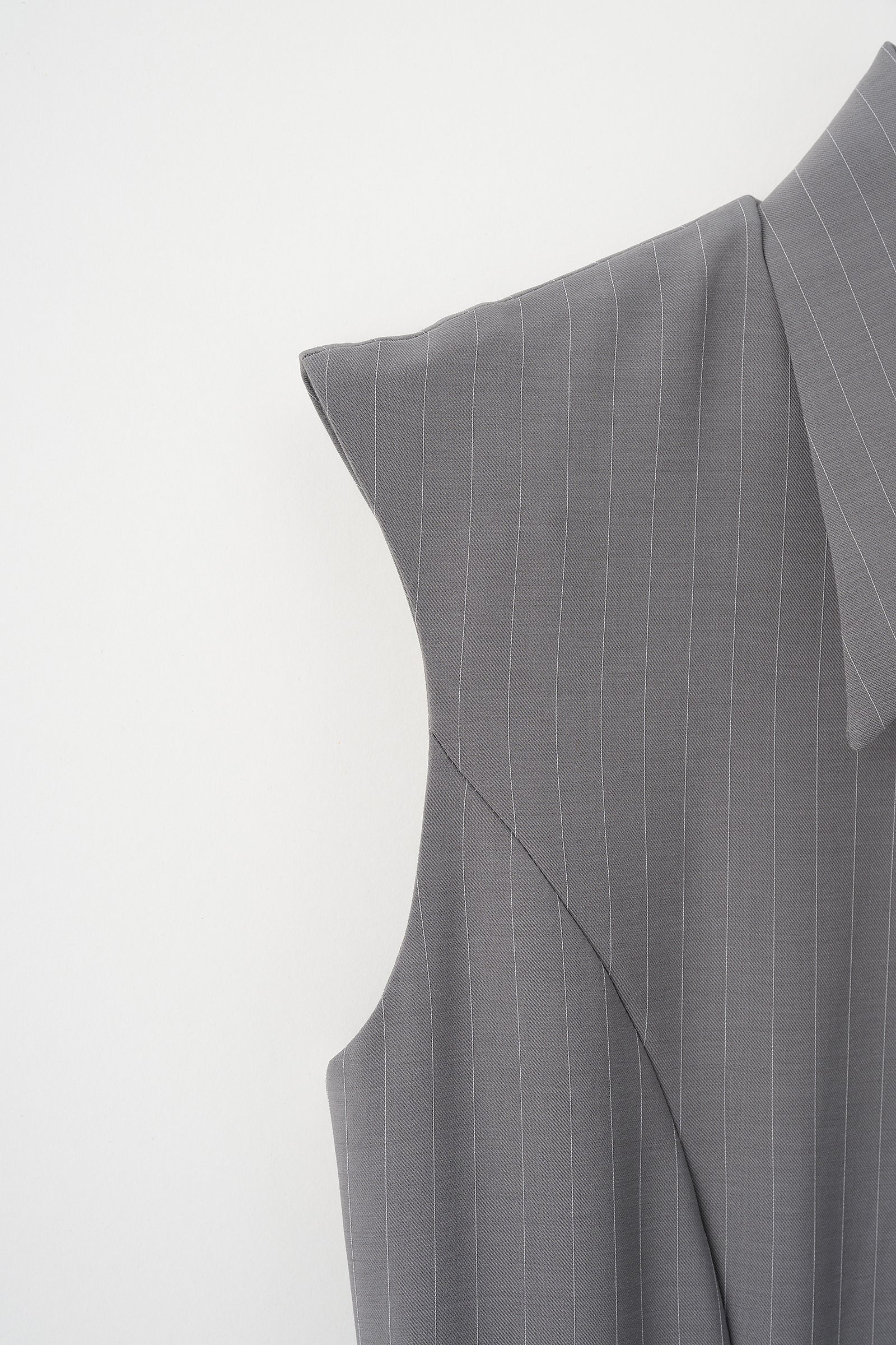 Metropolitan lady dress(Gray stripe) – Audire