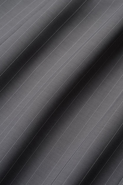 Metropolitan lady dress(Gray stripe)