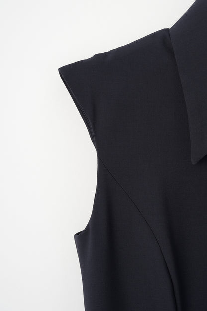 Metropolitan lady dress(Navy)