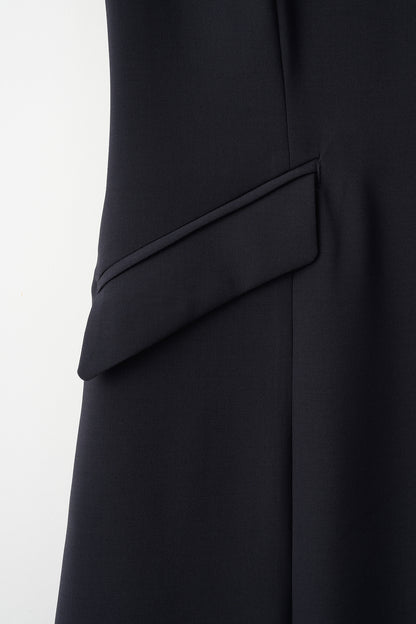Metropolitan lady dress(Navy)