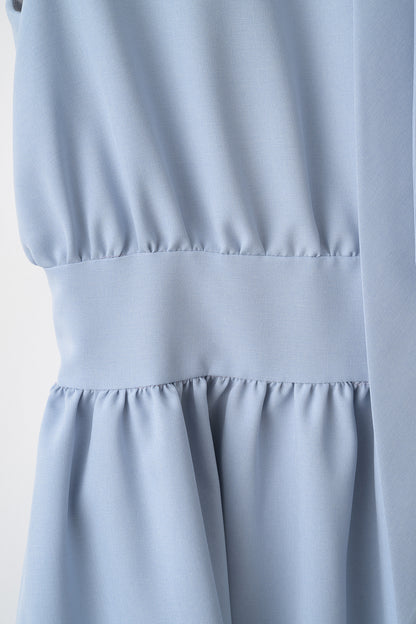 Tea time shirt dress(Blue)