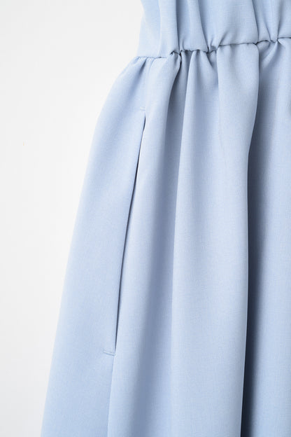 Tea time shirt dress(Blue)