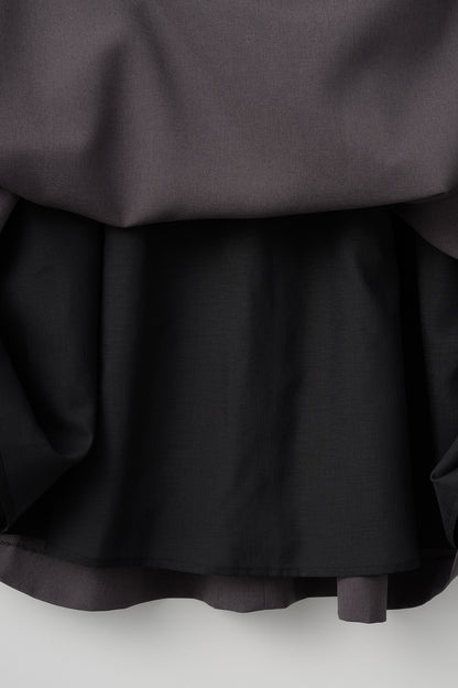 Tea time shirt dress(Gray)