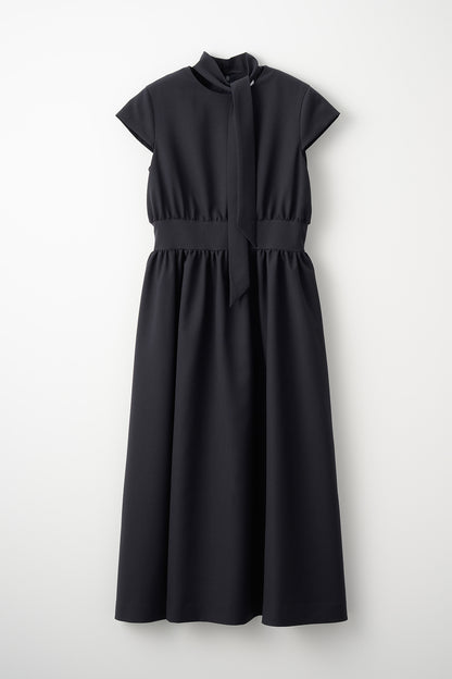 Tea time shirt dress(Navy)