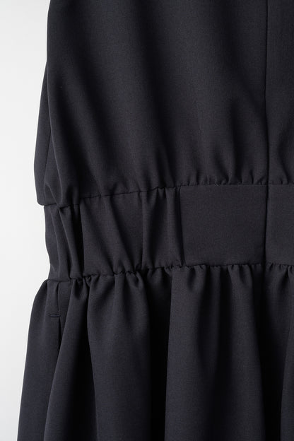 Tea time shirt dress(Navy)