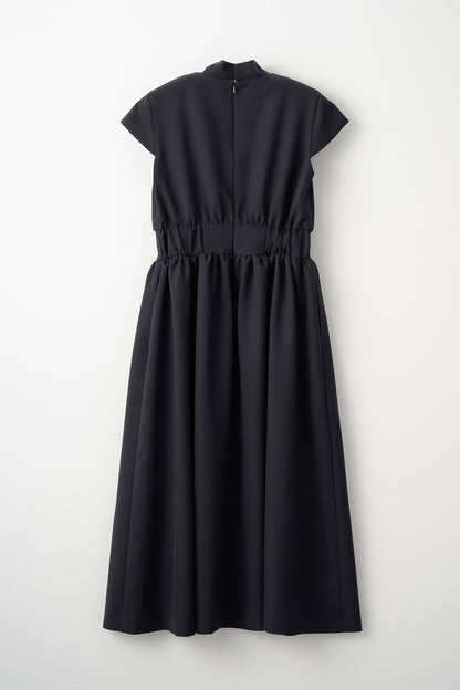 Tea time shirt dress(Navy)