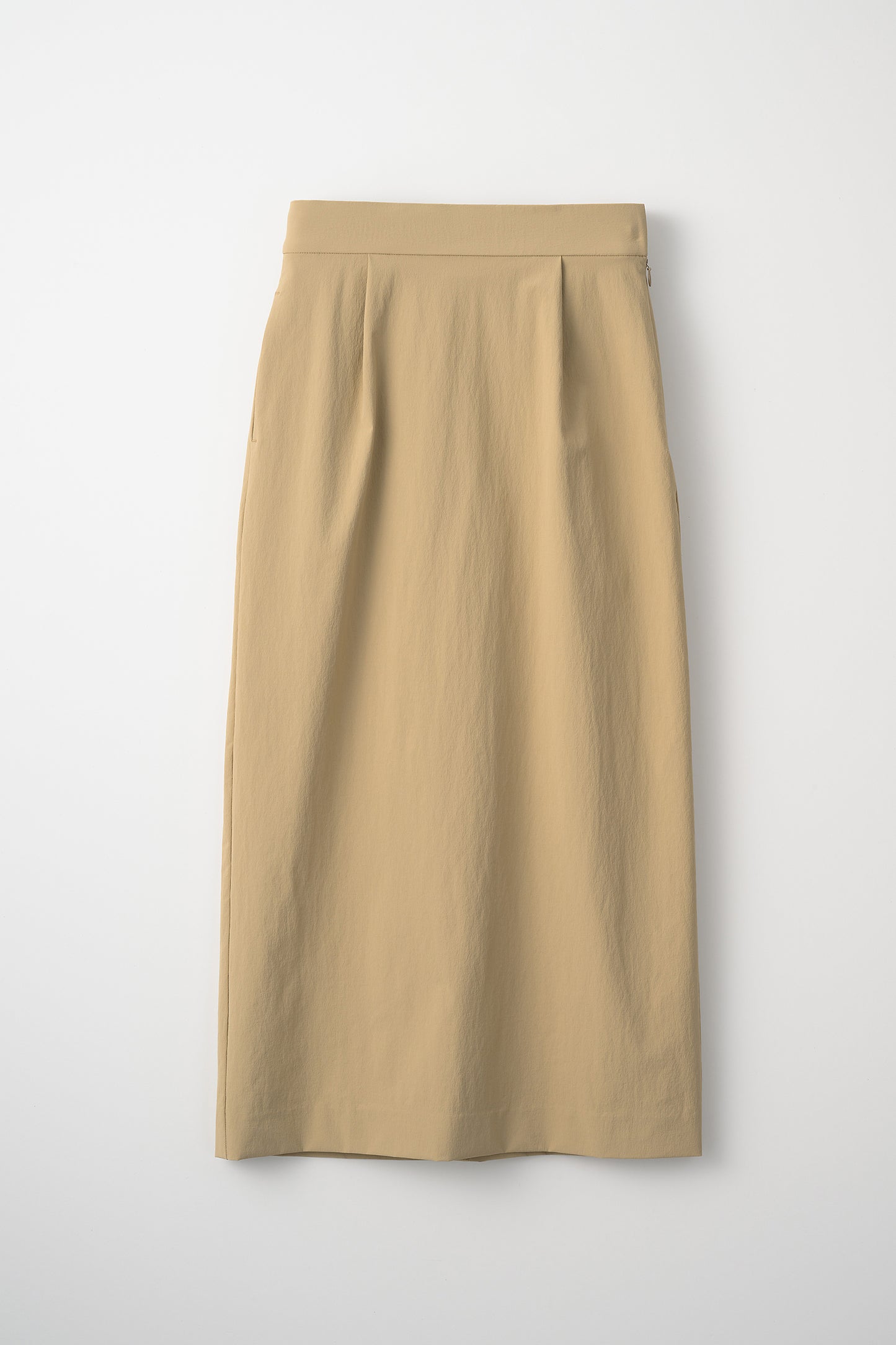 Tailored peplum skirt(Beige)