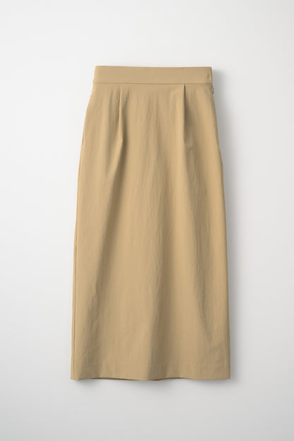 Tailored peplum skirt(Beige)