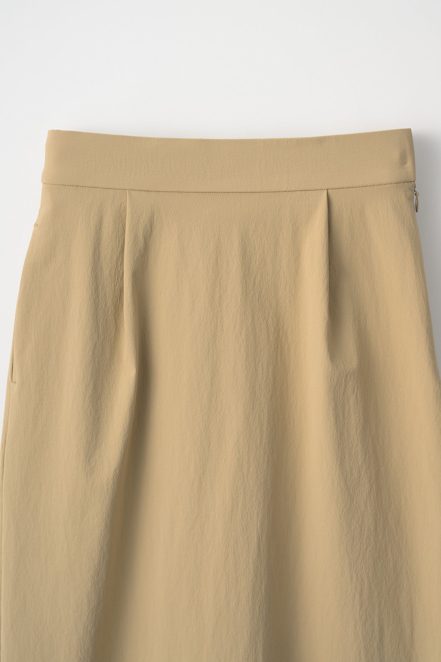 Tailored peplum skirt(Beige)
