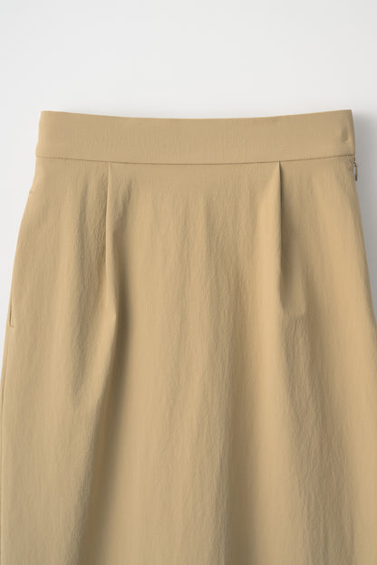 Tailored peplum skirt(Beige)