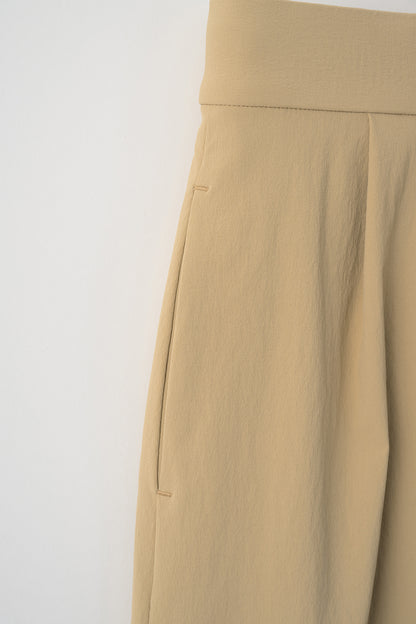 Tailored peplum skirt(Beige)