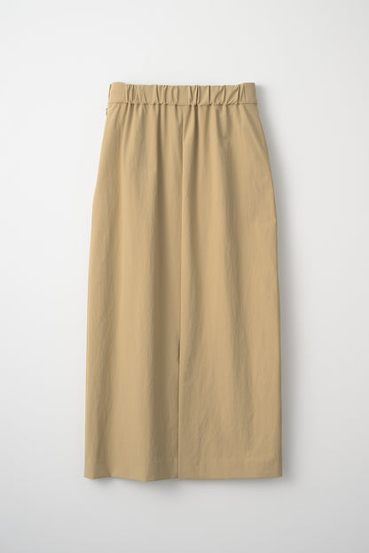 Tailored peplum skirt(Beige)