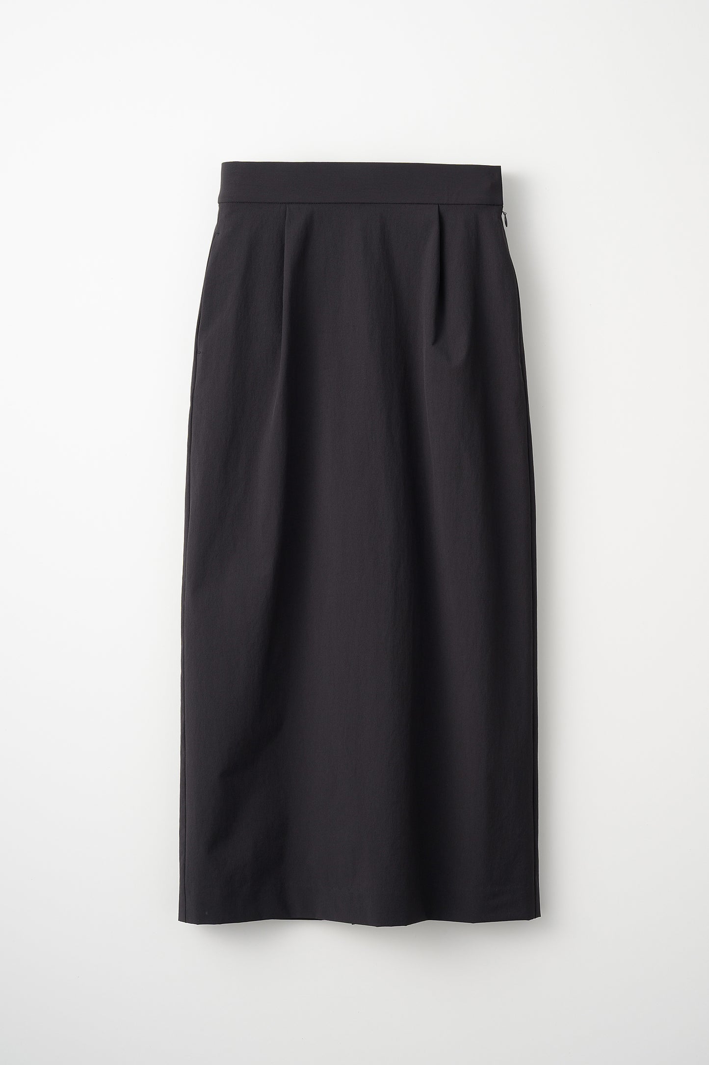 Tailored peplum skirt(Black)