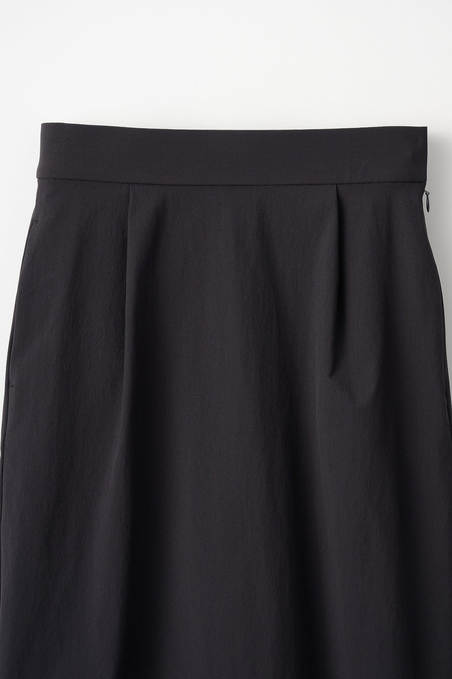 Tailored peplum skirt(Black)