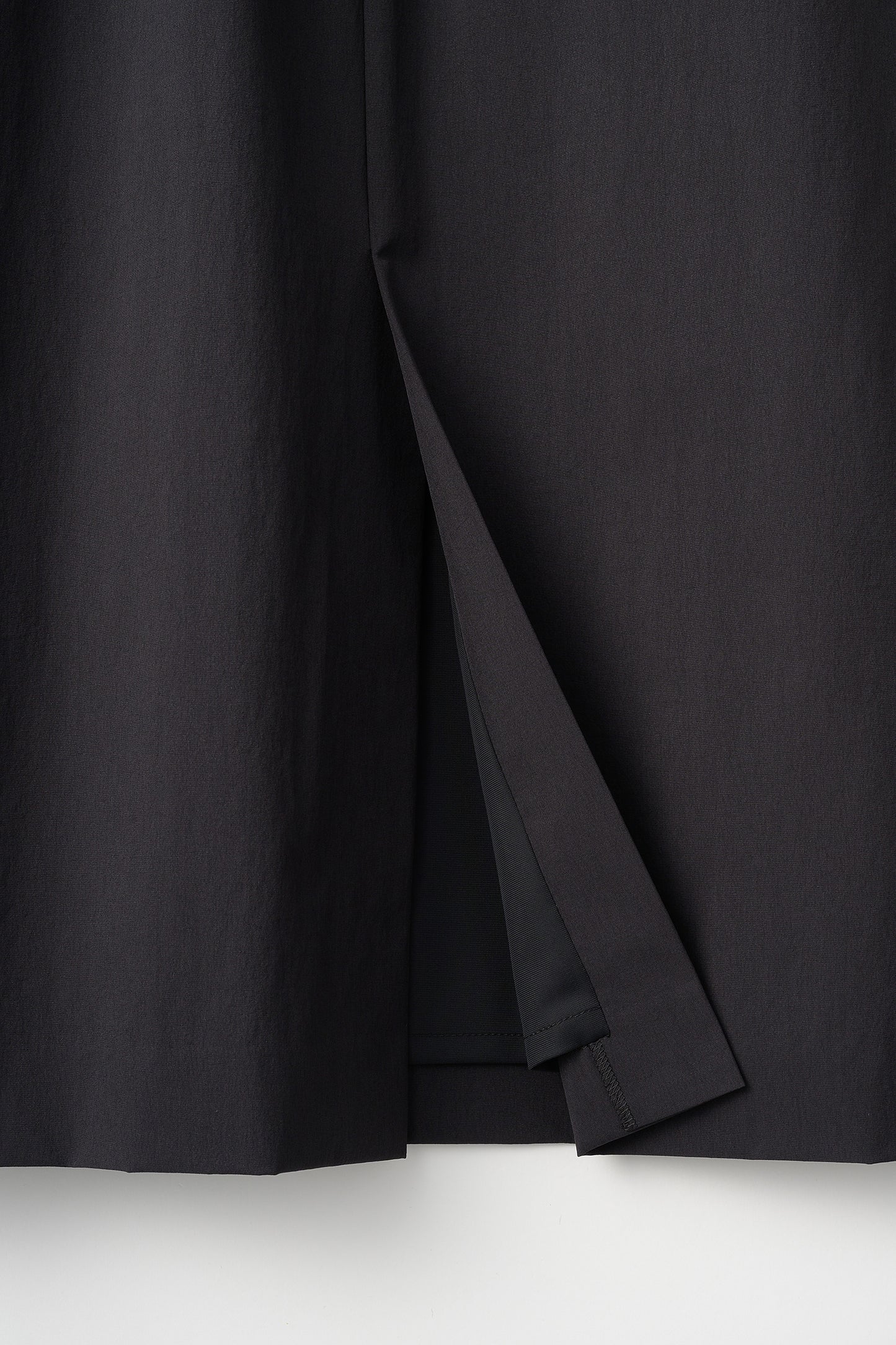 Tailored peplum skirt(Black)