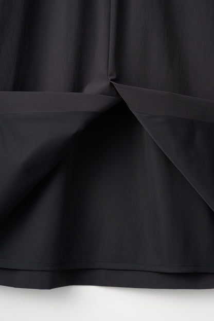 Tailored peplum skirt(Black)