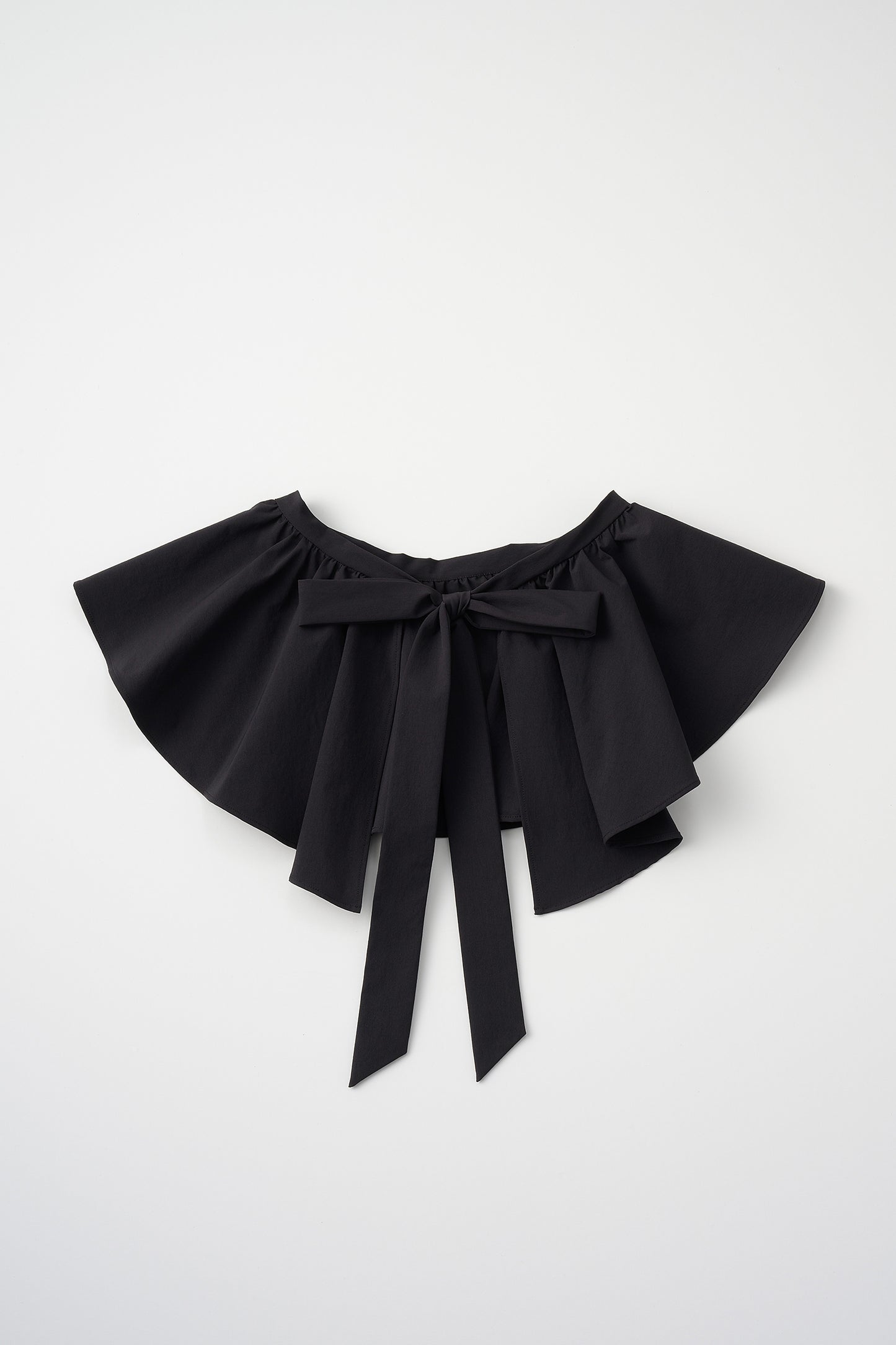 Tailored peplum skirt(Black)