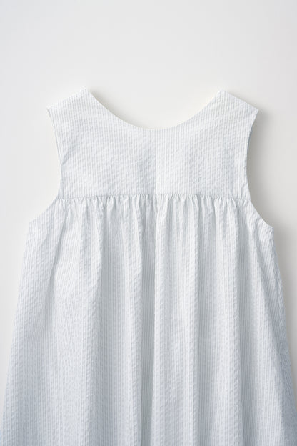 Hashigo ribbon dress(White)