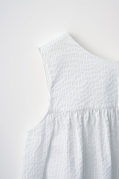Hashigo ribbon dress(White)