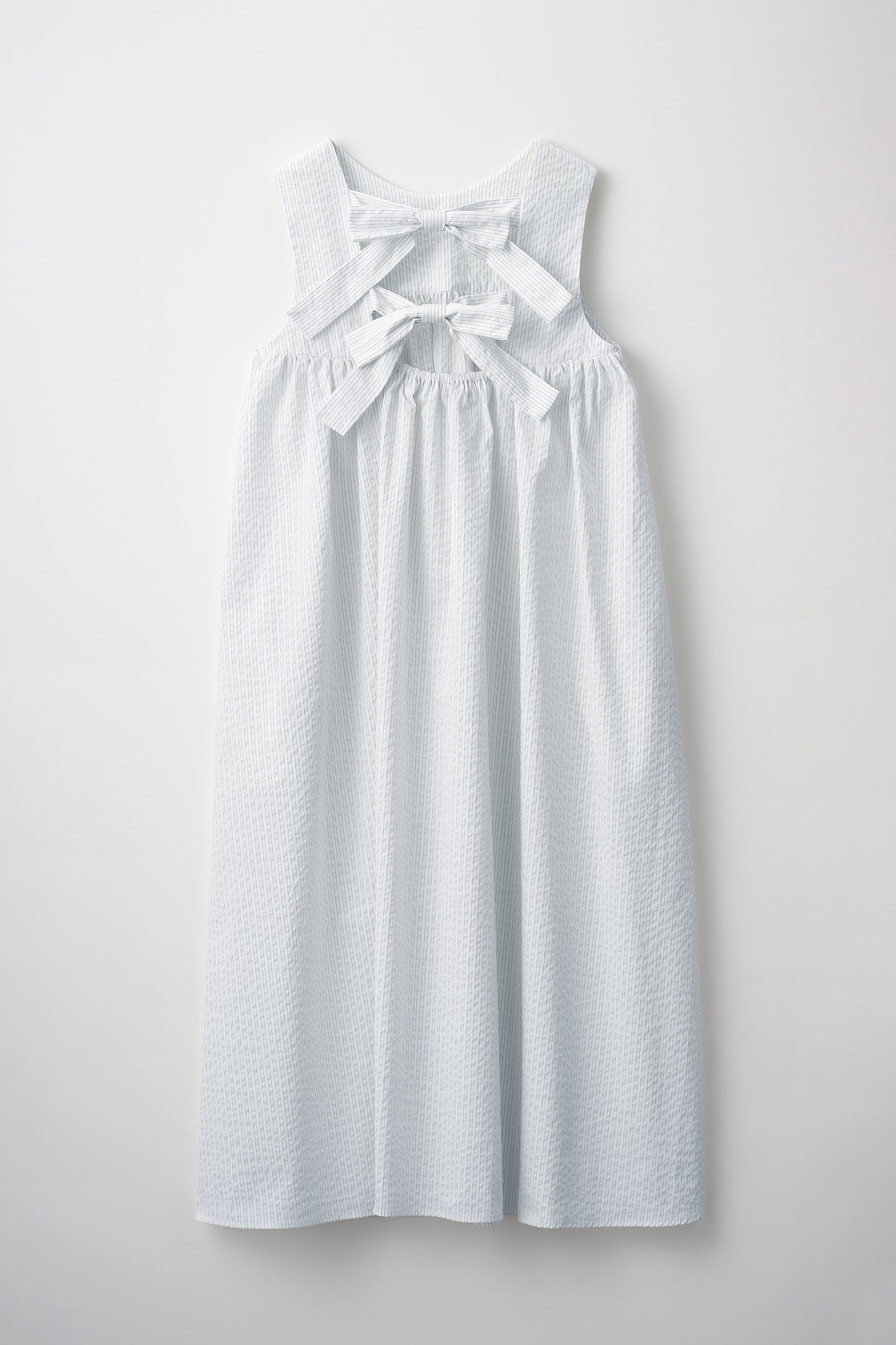 Hashigo ribbon dress(White)