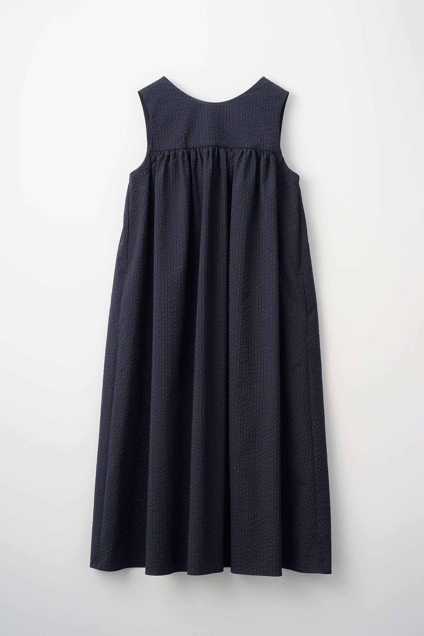 Hashigo ribbon dress(Navy)