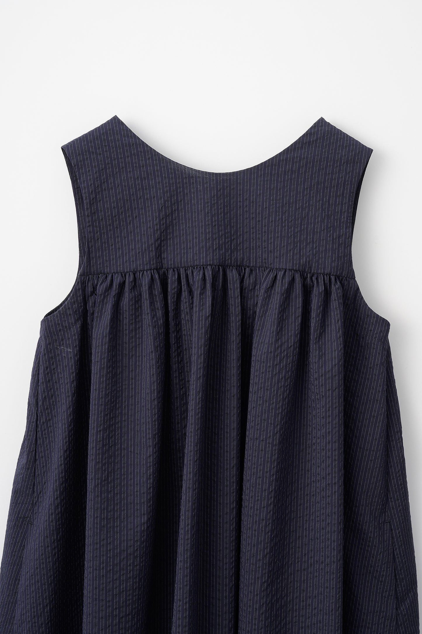 Hashigo ribbon dress(Navy)