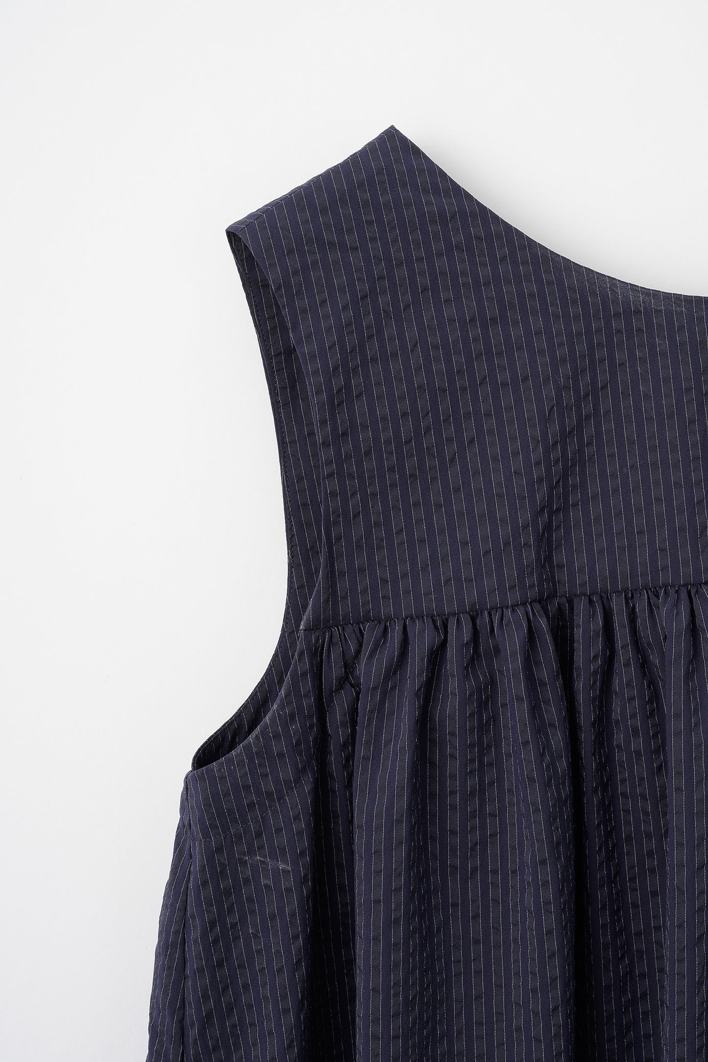 Hashigo ribbon dress(Navy)