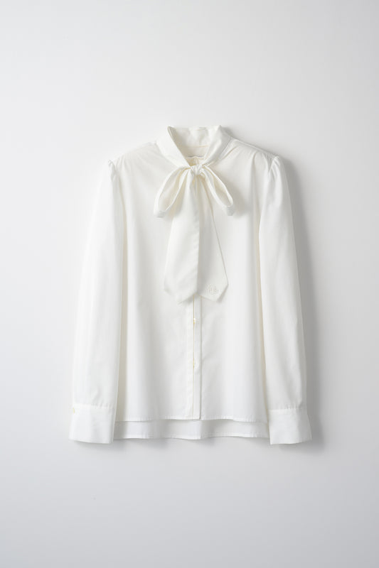 Audire bowtie blouse(White)