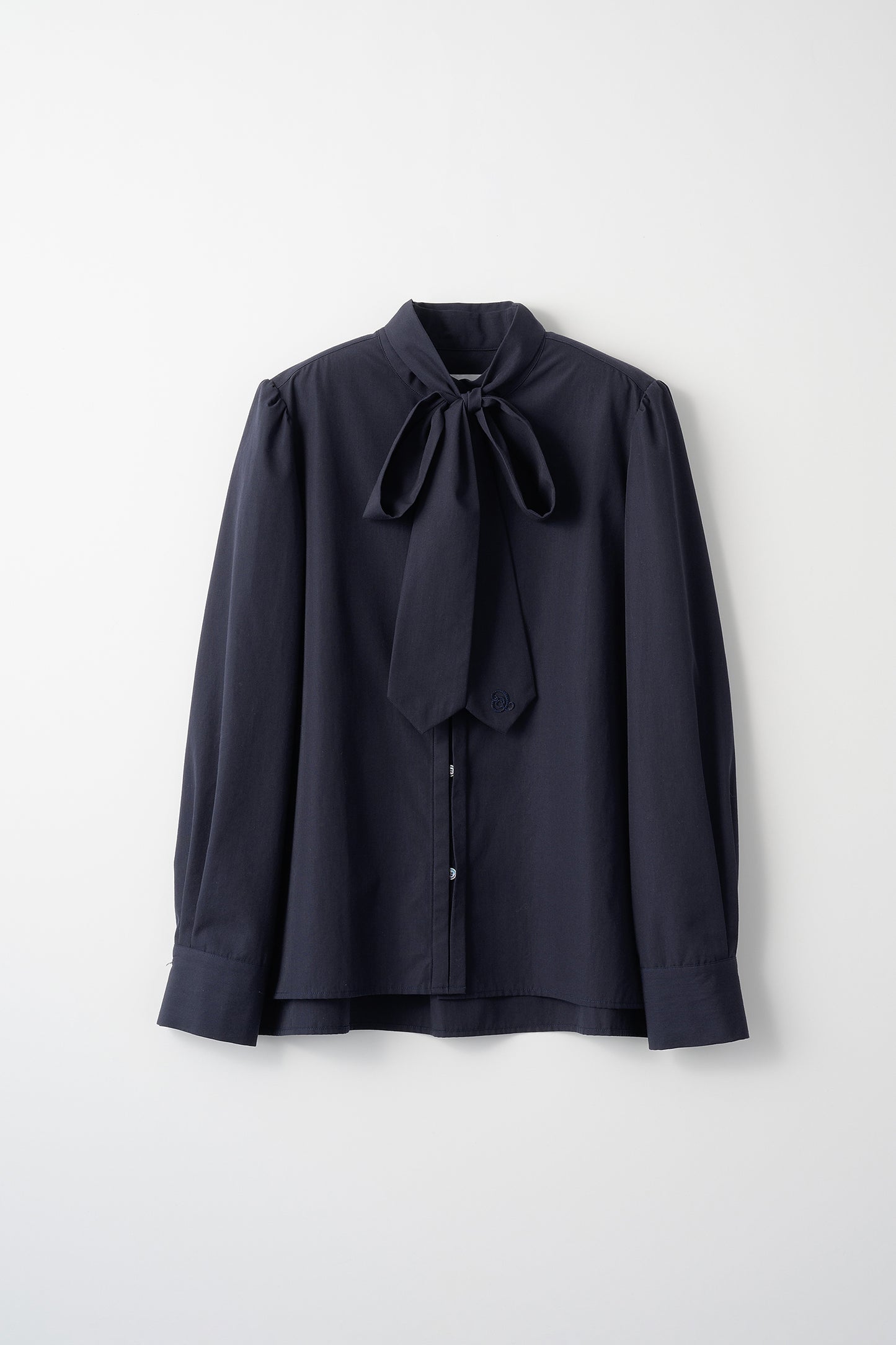 Audire bowtie blouse(Navy)