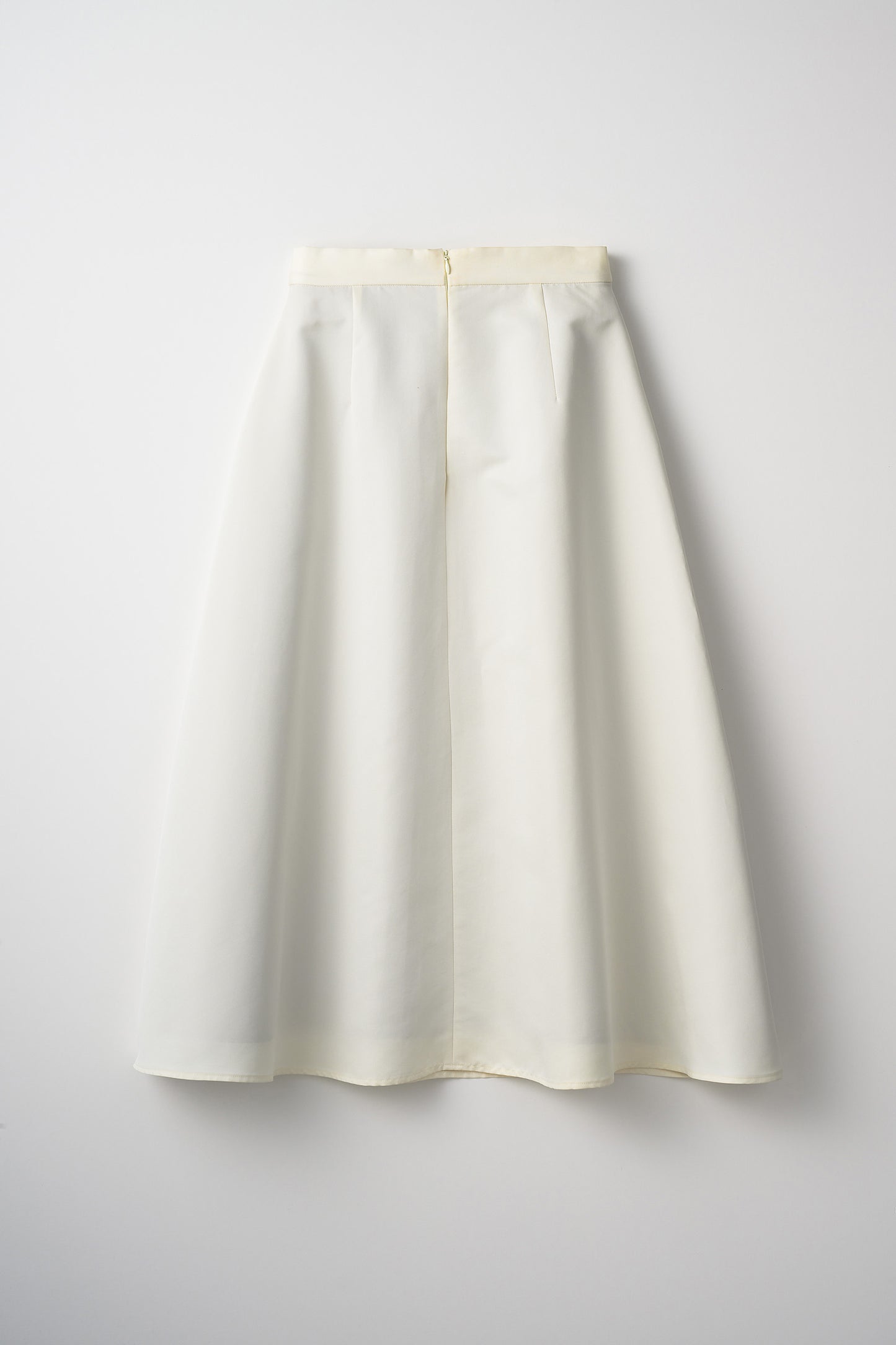 Bouquet grosgrain circular skirt(White)