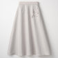 Bouquet grosgrain circular skirt(Beige)