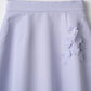 Bouquet grosgrain circular skirt(Blue gray)