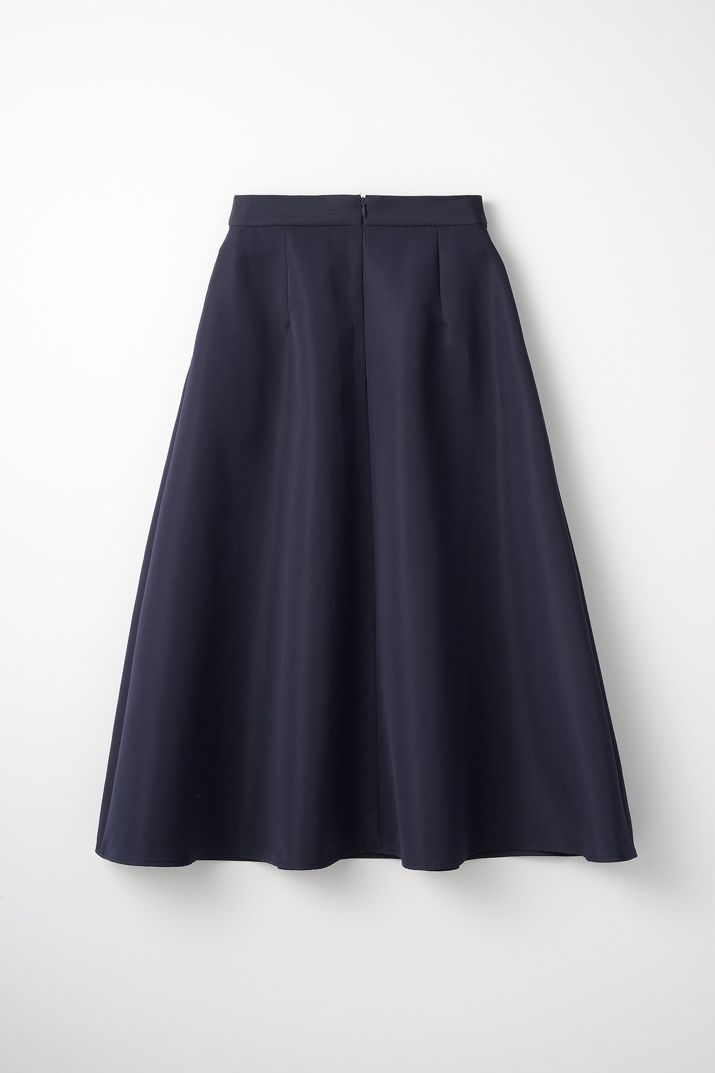 Bouquet grosgrain circular skirt(Navy)