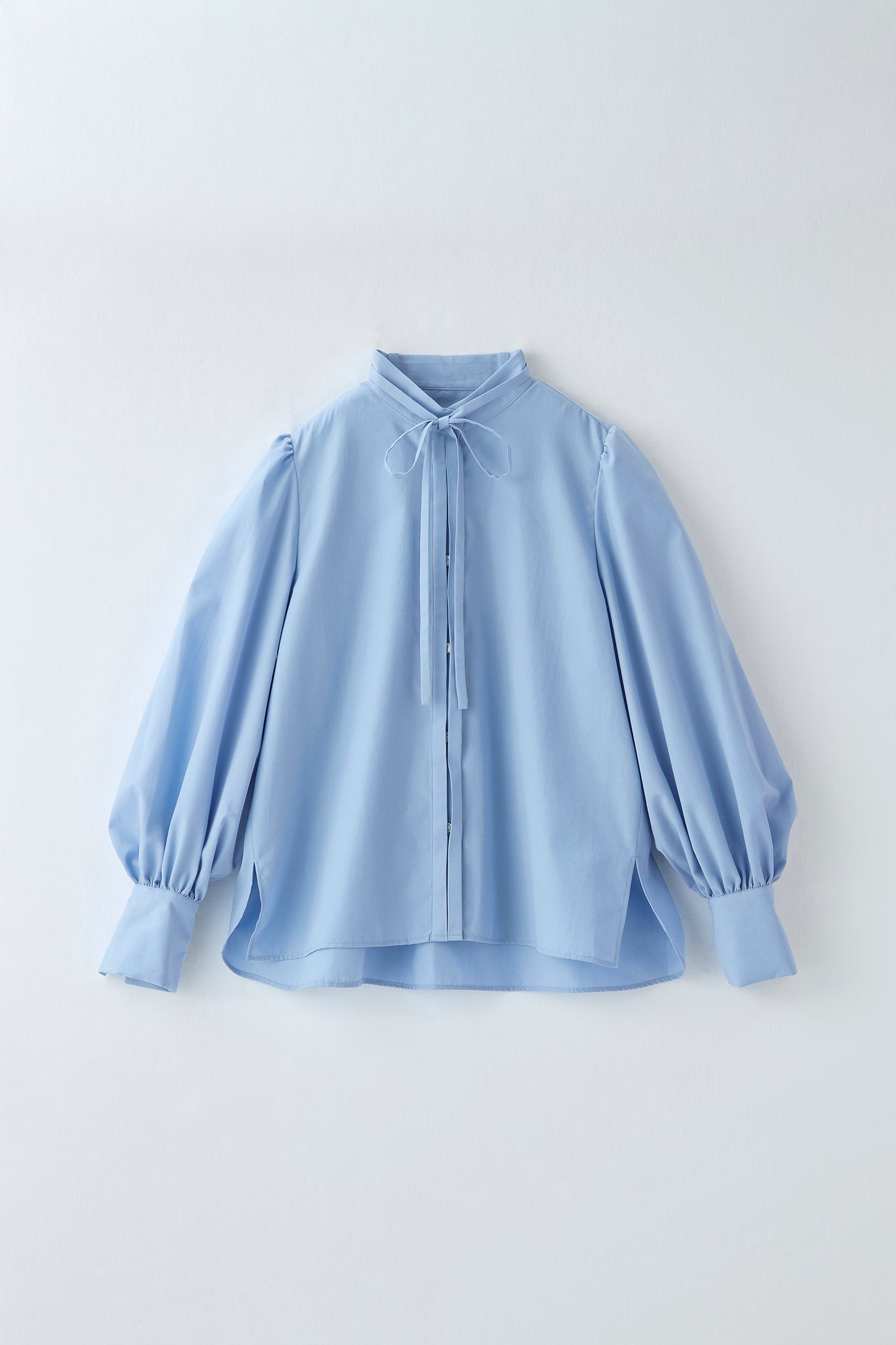 Audire bowtie volume blouse（Blue）