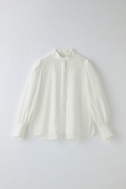 Audire bowtie volume blouse（White）
