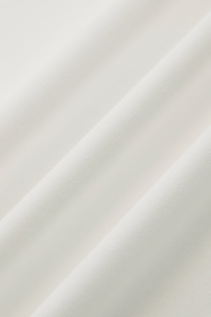 Audire bowtie volume blouse（White）
