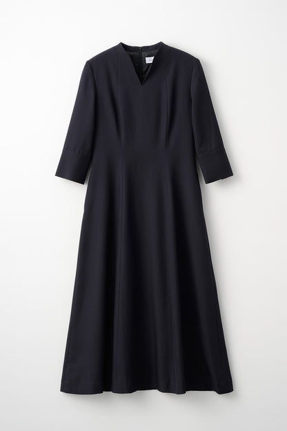 Catherine flare dress (Dark navy)