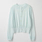 Slight glitter sheer cardigan (Mist blue)