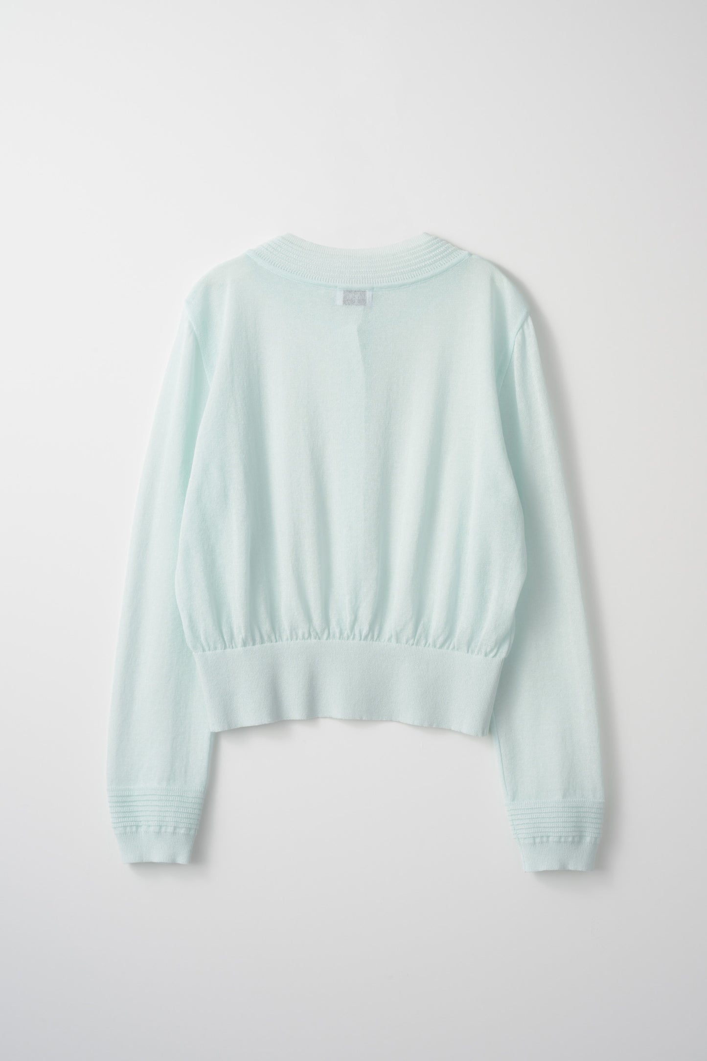 Slight glitter sheer cardigan (Mist blue)