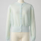 Slight glitter sheer cardigan (Mist blue)