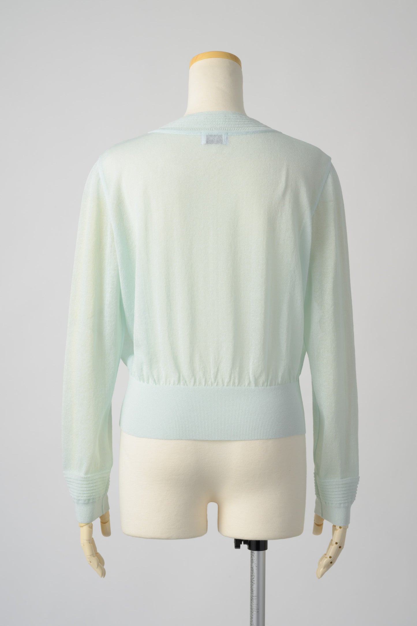 Slight glitter sheer cardigan (Mist blue)