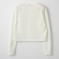 Milly knit cardigan (White)