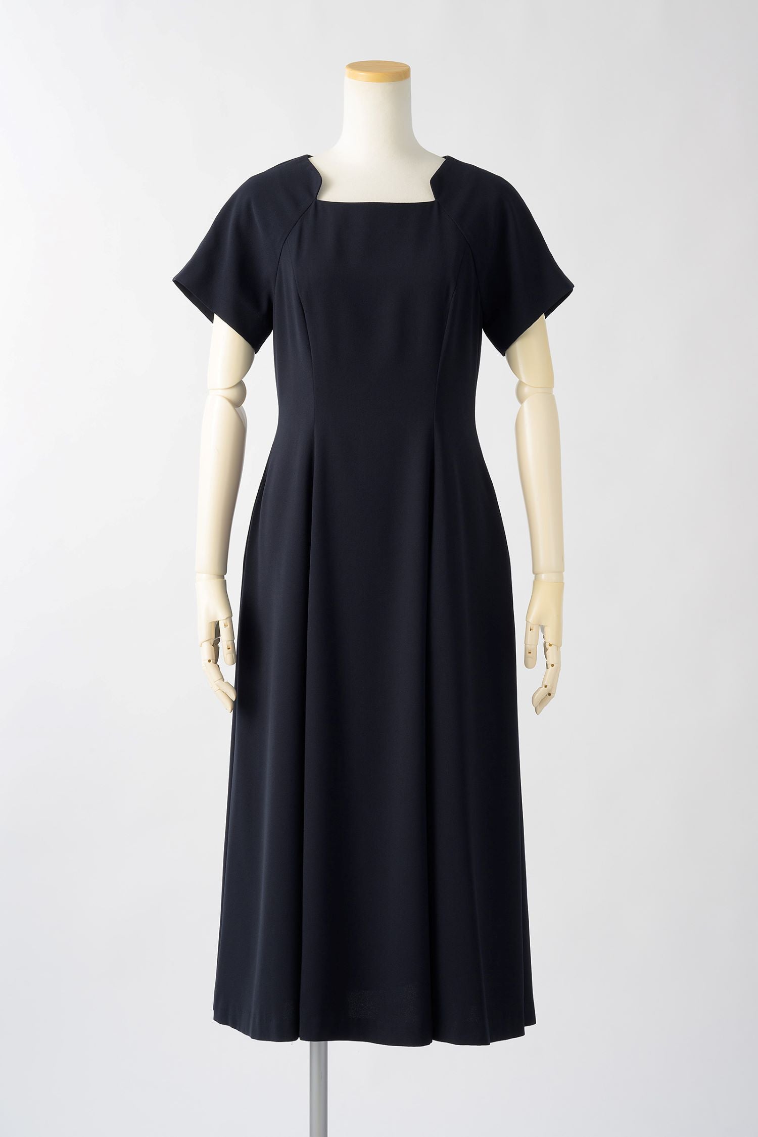 Mulch volume flare dress (Navy)