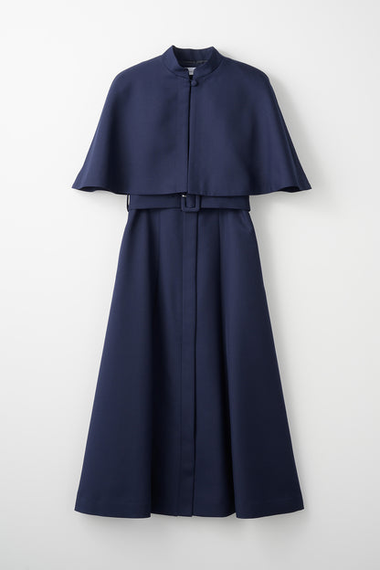 Palace cape dress (Navy)