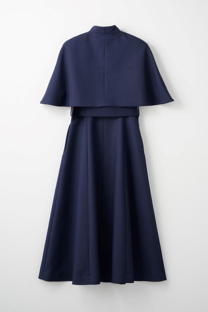 Palace cape dress (Navy)