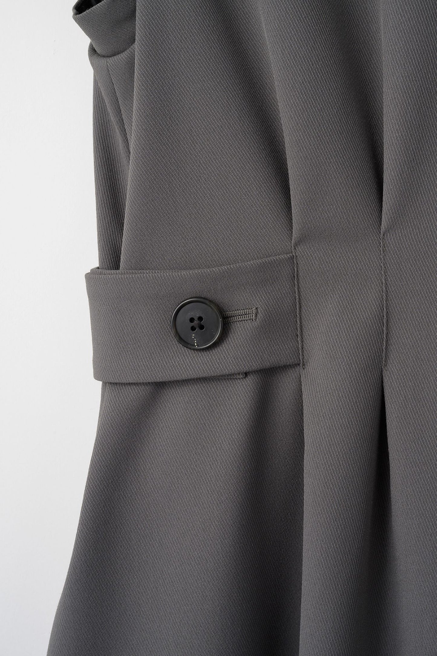 Waist tuck dress (Dark gray)
