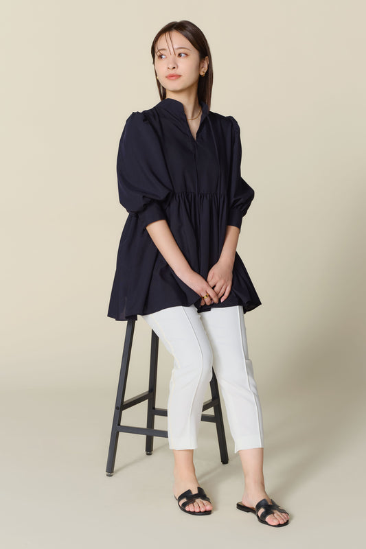 Audire switch blouse (Navy)