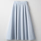 Blooming jacquard skirt (Blue gray)