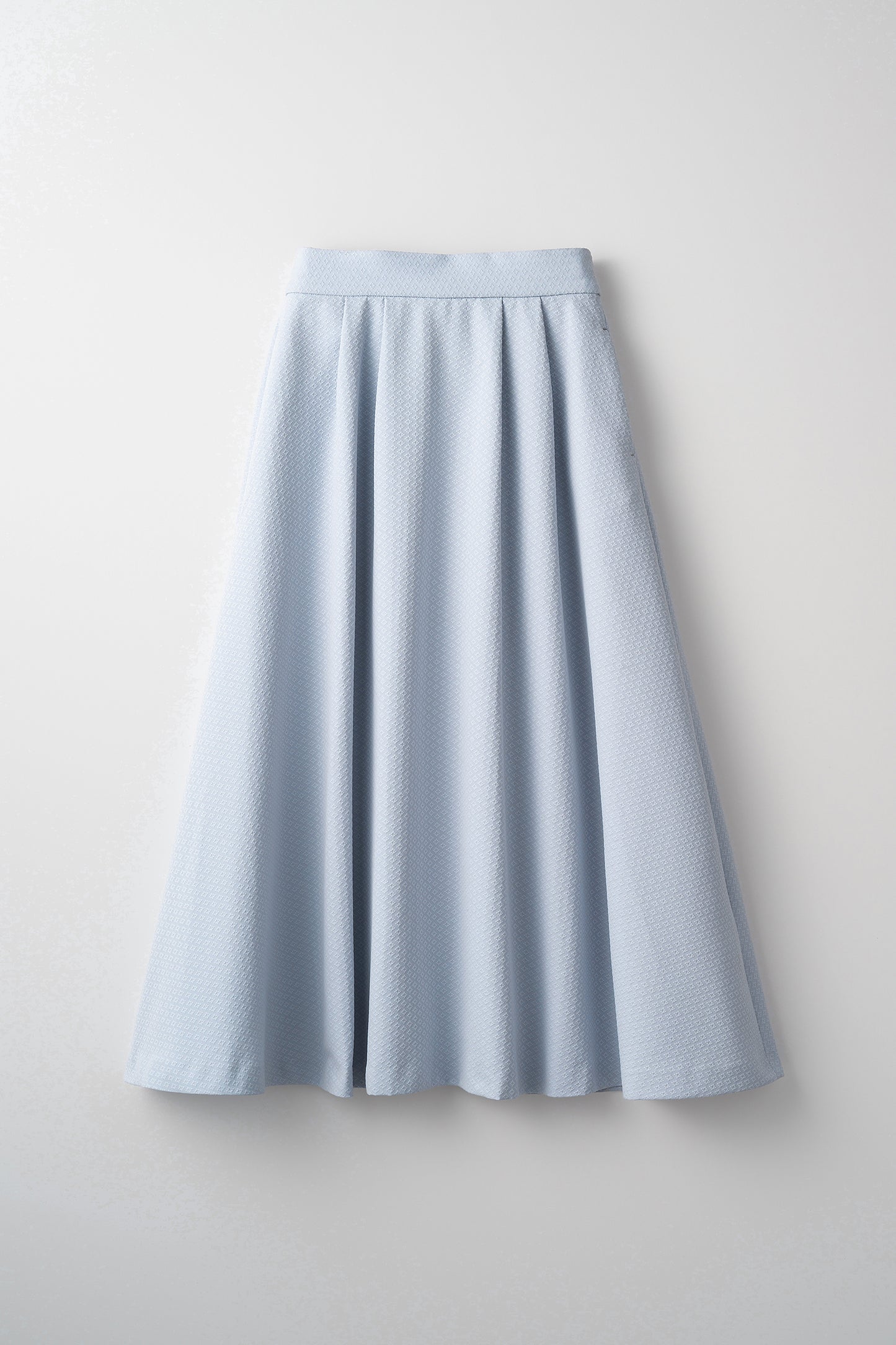 Blooming jacquard skirt (Blue gray)