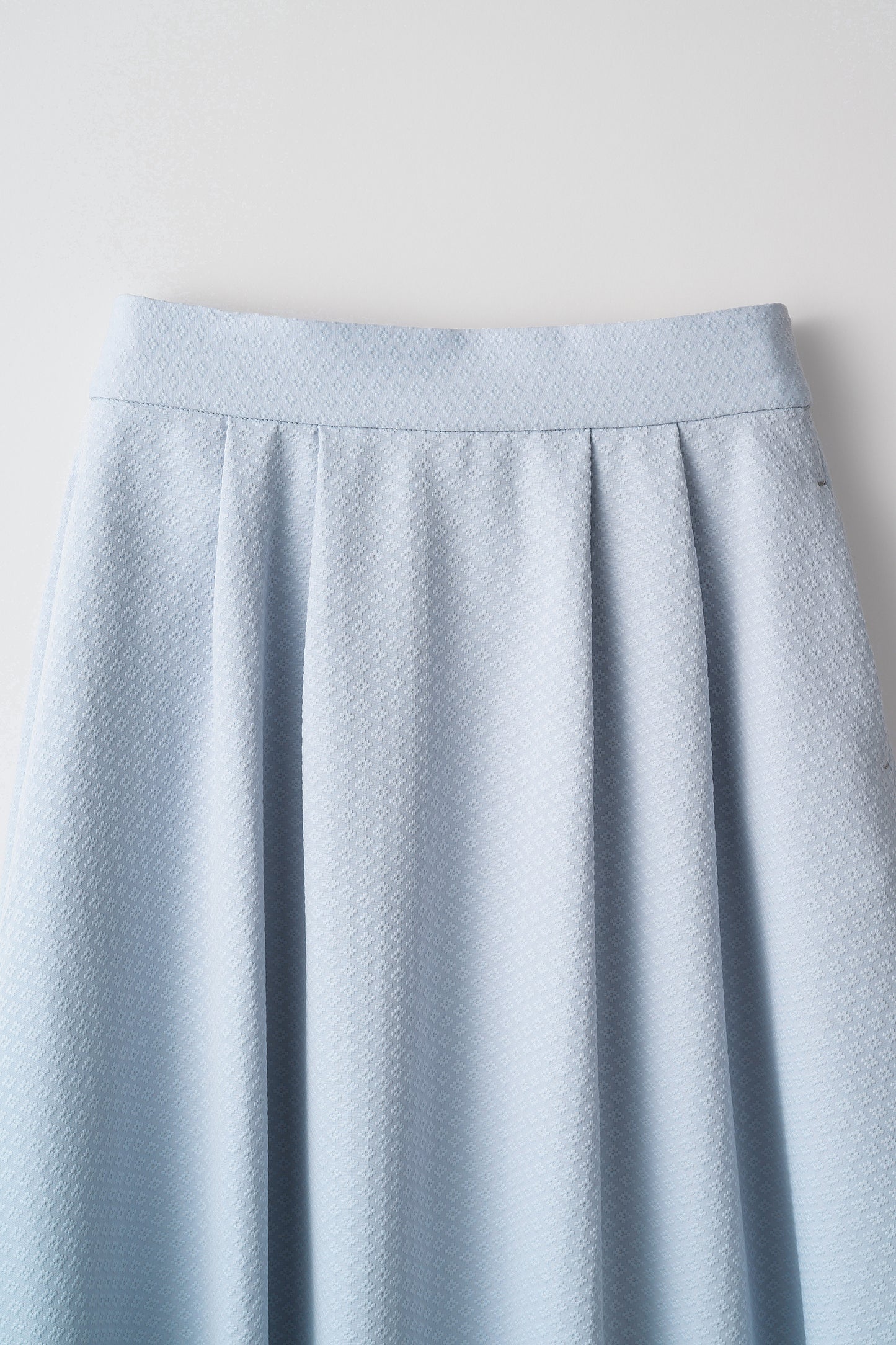 Blooming jacquard skirt (Blue gray)